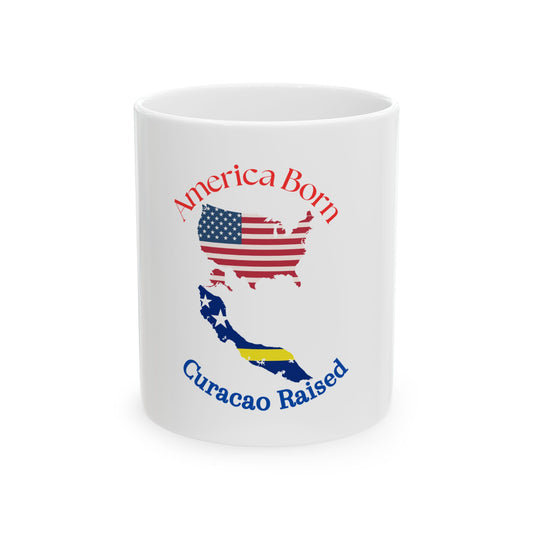 Curacao Raised Ceramic Mug, (11oz)