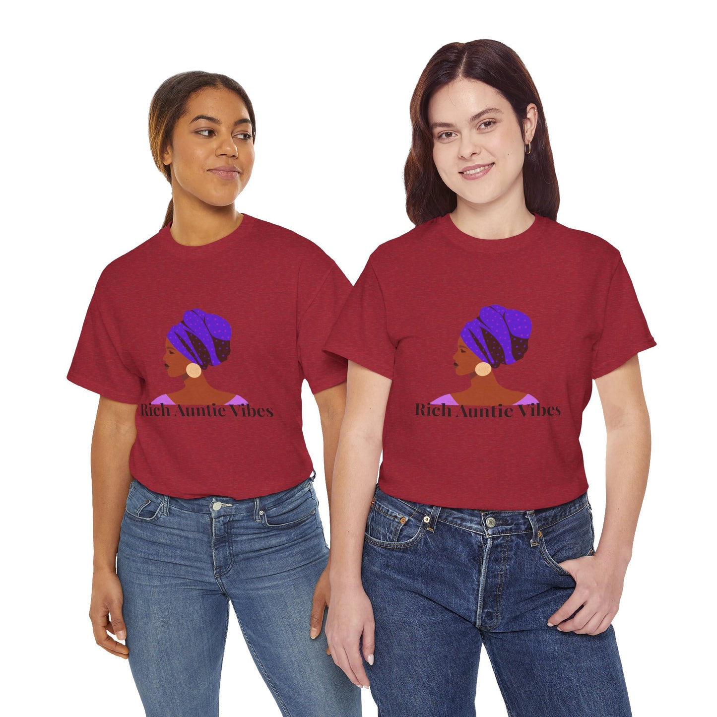 Rich Auntie Cotton Tee - Multi
