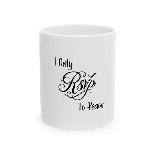 RSVP Ceramic Mug, (11oz)
